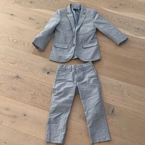 Crewcuts Light Gray Boys' Two-Piece Blazer and Pants Set